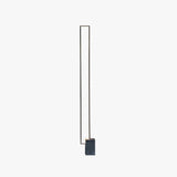 Rectangular Black LED Bedroom Floor Lamp - Clowas