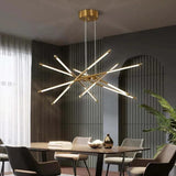 Black LED Branch Structure Chandelier - Clowas