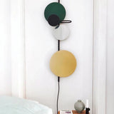 Modern Macaron LED Circle Wall Light for Bedroom