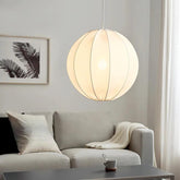 Chinese Fabric Lantern Globe Pendant Light