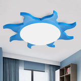 Multi-color Sunflower Shaped Bedroom Ceiling Light - Clowas