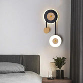 Geometry Modern Black Bedroom Wall Lights - Clowas