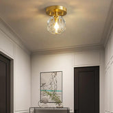 Gold LED Recessed Hallway Ceiling Light - Clowas