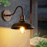 Gooseneck Wall Light Vintage Outdoor - Clowas