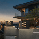 Grid Solar Outdoor Column Headlight - Clowas