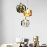 Colored Vintage Spherical Glass Pendant Light - Clowas