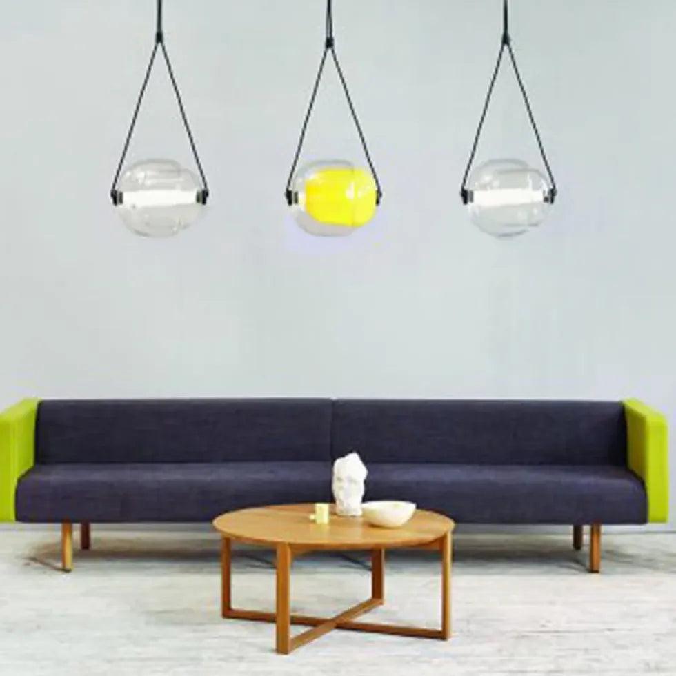 Spherical Modern Transparent Glass Pendant Light - Clowas