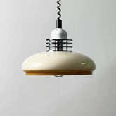 Amber Glass Adjustable Length Vintage Pendant Light - Clowas