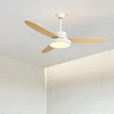 Oval Blade Modern Living Room Fan Light - Clowas