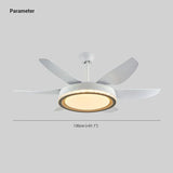 LED White Modern Living Room Fan Light - Clowas