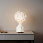 White Rounded Balloon-Shaped Minimalist Table Lamp - Clowas