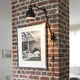 Industrial Adjustable Plug in Wall Lights - Clowas
