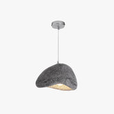 Irregular Pebble Texture Lampshade Modern Pendant Light - Clowas