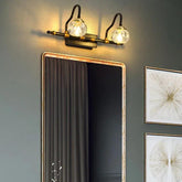 Black Crystal Vintage Bathroom Wall Lights - Clowas