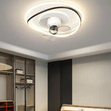 Color-Block Double Layer Ceiling Fan with Light - Clowas