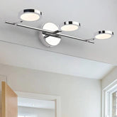 Chrome Round Adjustable Bathroom Wall Lights - Clowas