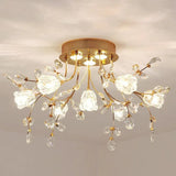 Crystal Flower Modern Luxurious Ceiling Light - Clowas