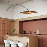 Long Arm Black Modern Living Room Pendant Light - Clowas