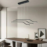 Three-Line Zigzag Design Minimalist Pendant Light - Clowas