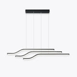 Three-Line Zigzag Design Minimalist Pendant Light - Clowas