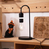 Floating Wireless Magnetic LED Black Desk Lamp