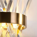 Geometric Crystal Gold Wall Lights - Clowas
