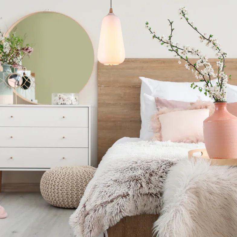 Matte Frosted White Glass Minimalist Pendant Light - Clowas