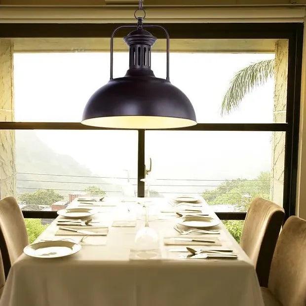 Metal Arch Industrial Living Room Pendant Light - Clowas