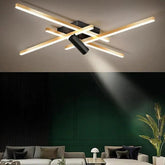 Crossing Lines LED Modern Flush Ceiling Lights - Clowas