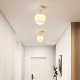 Cream Flower white ceiling mount light for Hallway