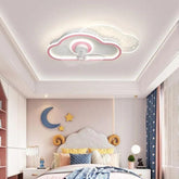 Transparent Cloud LED Ceiling Fan With Light - Clowas