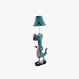 Cartoon Dinosaur Blue and Pink Floor Lamp - Clowas