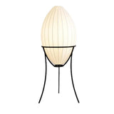Silk Egg Shaped Modern Living Room Floor Lamp