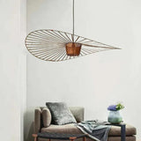 Hat-Shaped Frame Modern Living Room Pendant Light - Clowas
