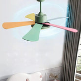Colored Fan Blades Ceiling Fan with Light - Clowas