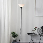 Inverted Cone-Shaped Black Slim Floor Lamp - Clowas