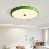 Green Round Cake Led Flush Ceiling Lights - Clowas