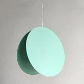 Glossy Disc Dining Room Modern Pendant Light - Clowas