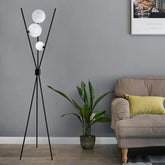 Modern Moonlight Eye-Caring Tripod Floor Lamp Black