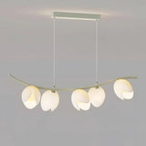 Cream Floral Ceiling Pendant Lights for Dining Room
