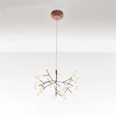 Rose Gold Branches LED Modern Chandelier - Clowas