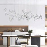 Compact Crystal Decor Modern Study Pendant Light - Clowas