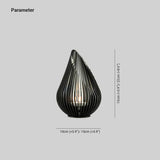 Water Droplet Metal Strip Decorative Floor Lamp - Clowas