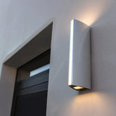 Geometric Integrated LED Outdoor Wall Light - Clowas