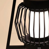 Lantern Black Solar Outdoor Floor lamps - Clowas