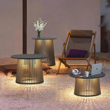 Round Table Outdoor Floor Lamps - Clowas