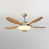 Yellow Bedroom LED Ceiling Fan with Light - Clowas