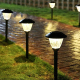 Outdoor Glass Bollard Pole Light for Lawn