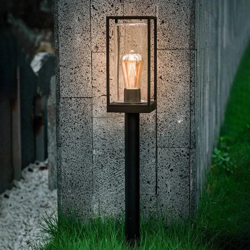 Cylindrical Glass Bulb Bollard Lights - Clowas