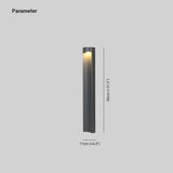 Outdoor Pillar Lighting Simple Aluminium Design